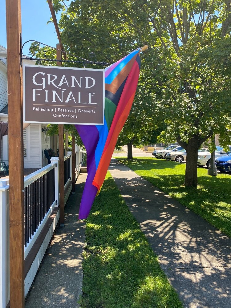 Grand Finale Desserts and Pastries is located in downtown Grand Haven.