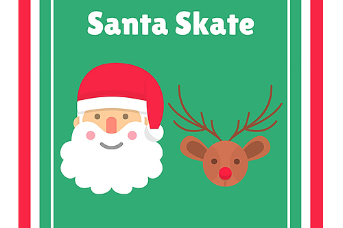 Mr. & Mrs. Claus: All skate with the first family of Christmas