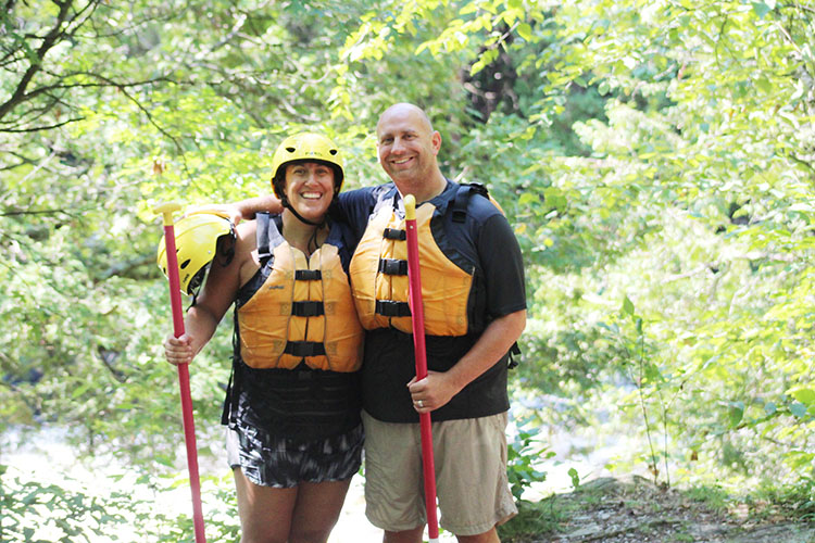 Stephanie Adams and her husband, Dan Adams, are big outdoor enthusiasts.