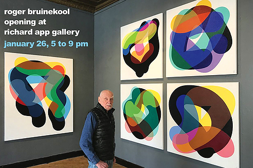 The Refined Line works of Roger Bruinekool: Grand Rapids artist ushers in a colorful new show