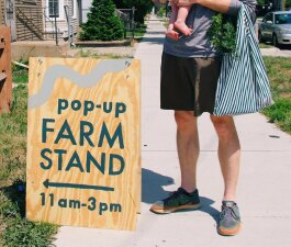 food policy council pop up farmstand