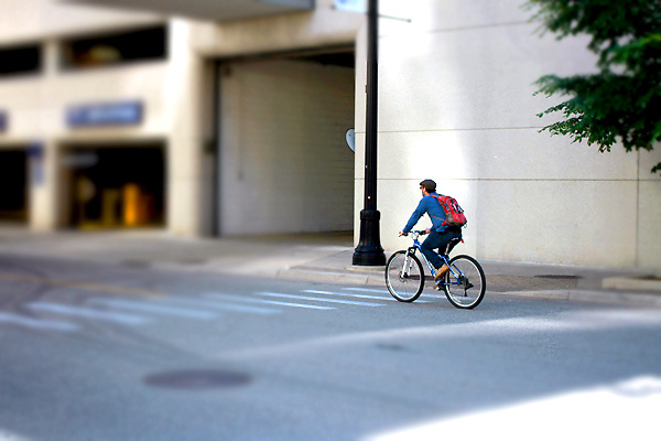 Choosing to ride a bike can be good for you -- and our roads.
