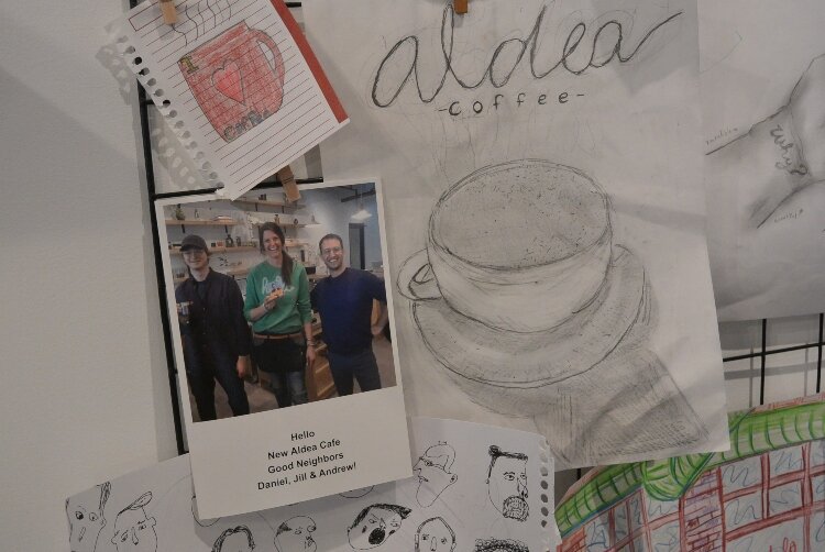 Part of Aldea Coffee's mission statement calls for being "good stewards of our community."