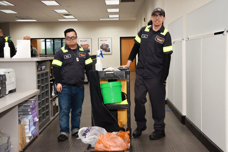 Will Dirk Bakhuyzen, and his co-worker, Nick, work in maintenance at Weller Truck Parts in Wyoming. 