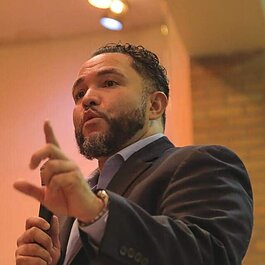Adnoris Torres, Executive Director of the Hispanic Center of Western Michigan