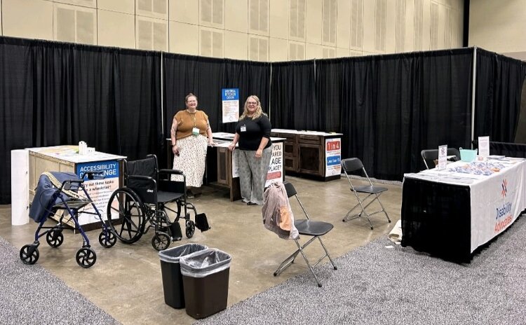 The DAKC booth on display at the Building Michigan Communities Conference.