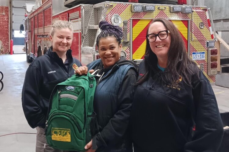 From left to right: Allison Dunivan, LaDonna Norman, Allison Farole.