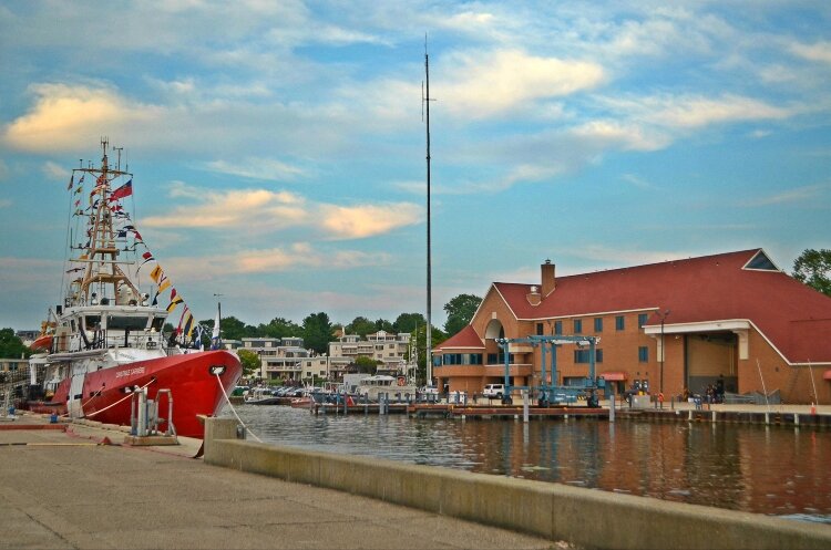 The city's Coast Guard Station is celebrated during the 10-day festival. 