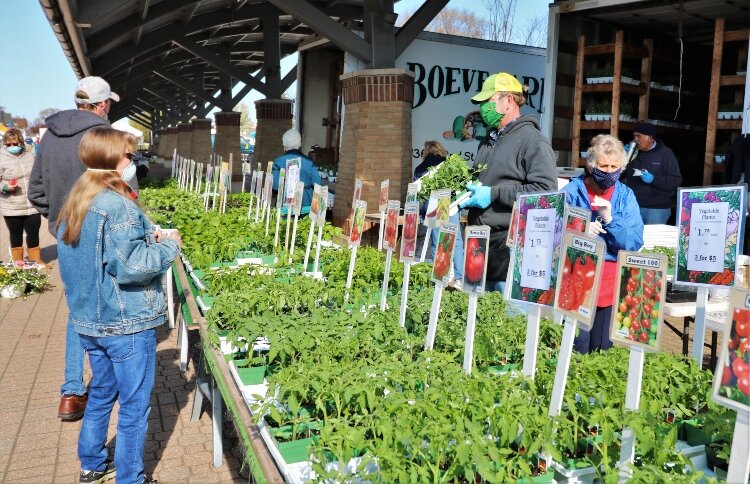 An executive order from Michigan's governor limits the type of items that can be sold at the market.