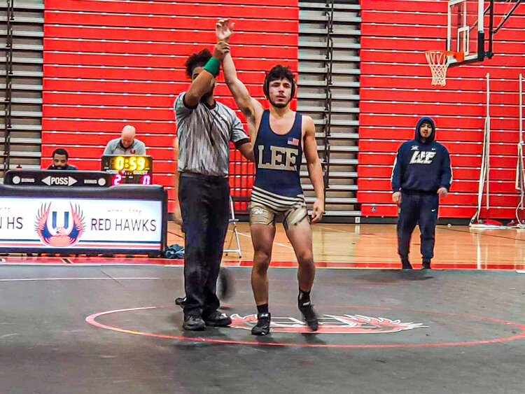 Wrestling is a big deal at Lee High School. 