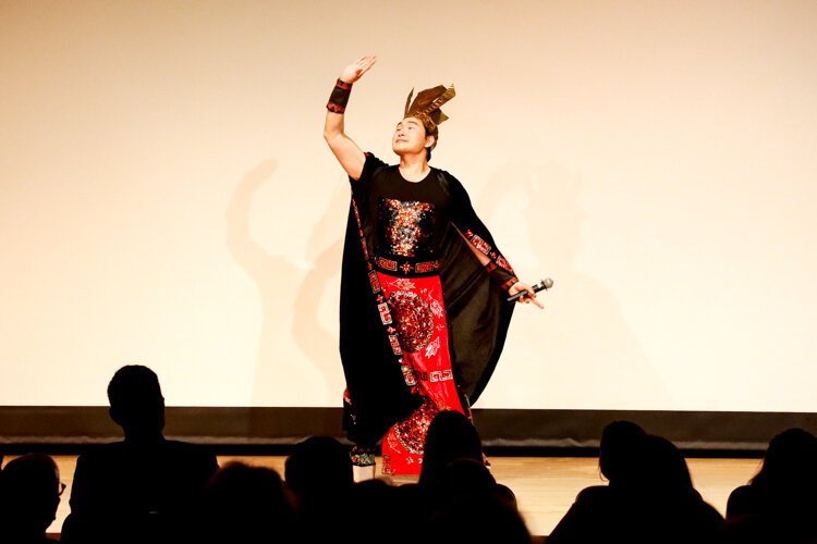 Cuong Luong performs at the GR Stories: This is our home now, 50 years of building community after Saigon.