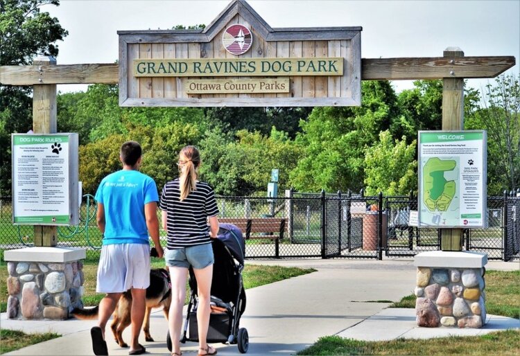 Grand Ravines Dog Park is located in Jenison. 