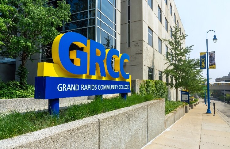 The GRCC campus in Grand Rapids