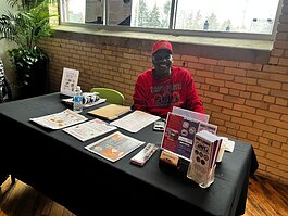 Reggie Howard, veteran and founder of Heroes Corner was one of the participating organizations at the I Belong Strong mental health forum.