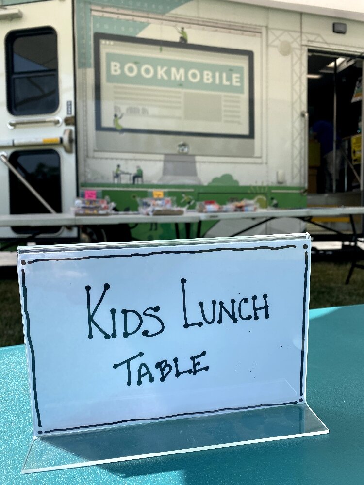 The KDL Bookmobile will also deliver meals to underserved areas.