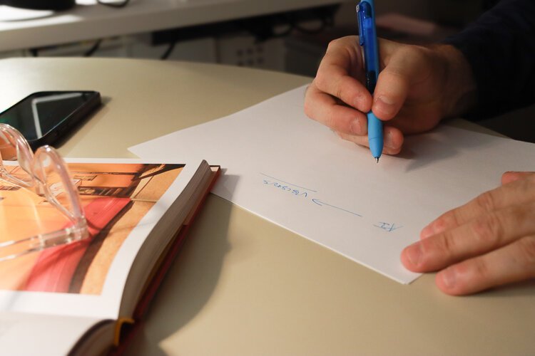 Illustrating how the simple act of pen-to-paper can be the start of our design journey as humans. 