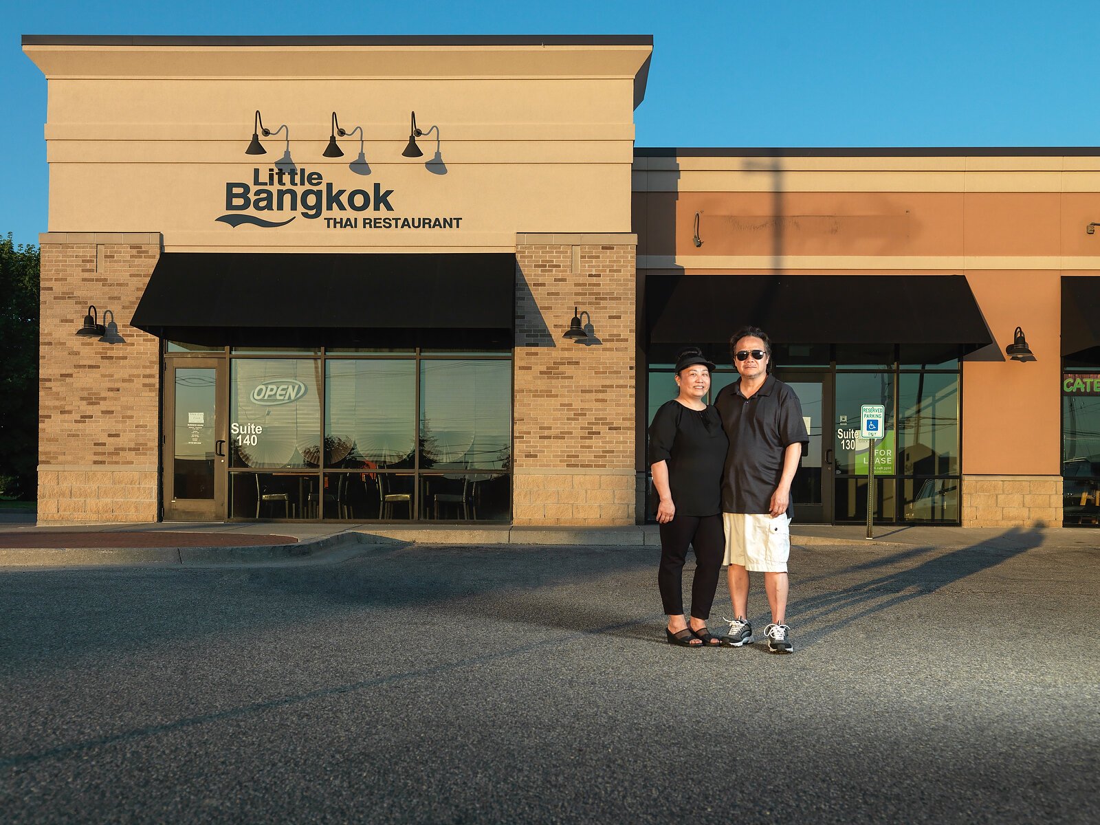 Teng and Sabrina Kue, owners of Little Bangkok Thai Restaurant in Wyoming.