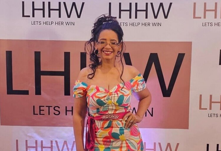 Raquel Guzman attended the premiere of “Let’s Help Her Win” at Celebration Cinema North in Grand Rapids. 