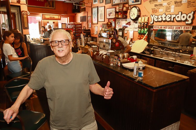 Everything's OK at Yesterdog with founder and former owner, Bill Lewis. 