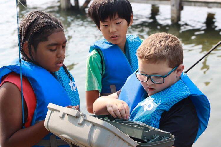 Youth form powerful, new connections with other anglers at Hudson's Fishing Camp.