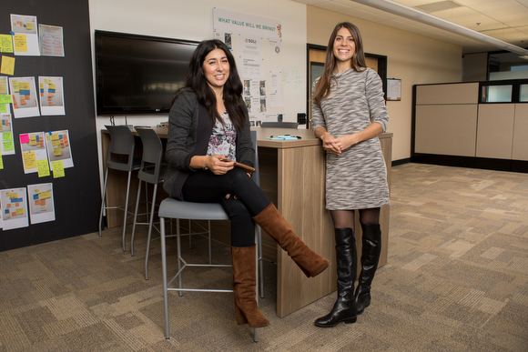 Sara Gonzalez, left, and Alicia Roth, right.