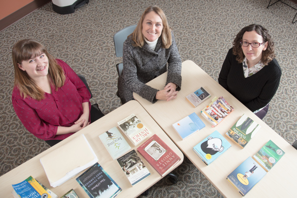 From left, Madelaine Clapp, Nancy Haynes, & Liz Keegan