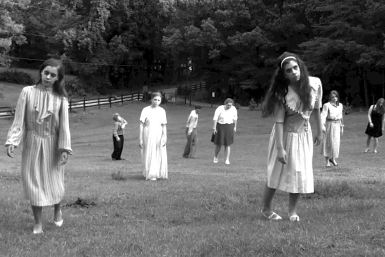 Night of the Living Dead: Movie in a furniture store setting
