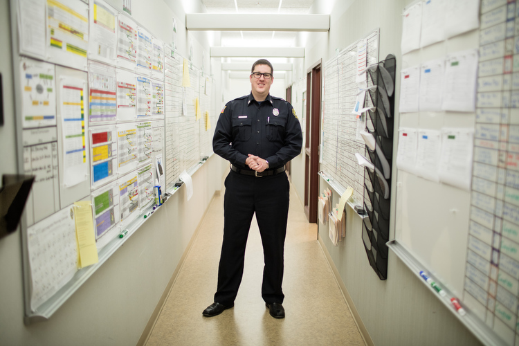 Brad Brown, Captain of the Planning Division and Lean Champion for the Grand Rapids Fire Department