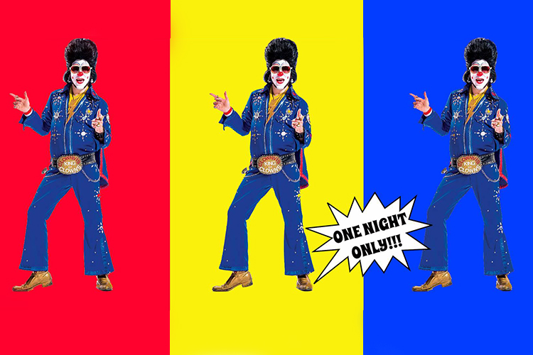 Clownvis Presley: Clowns have more fun