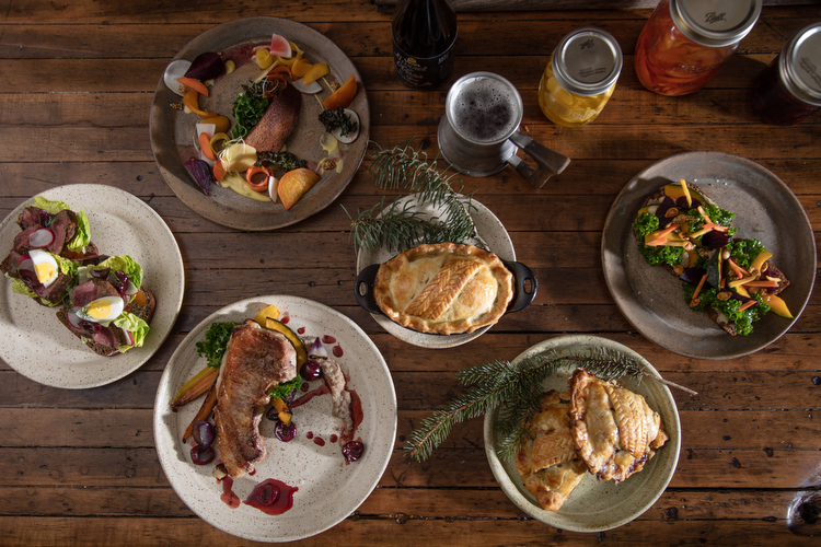 A spread of food from Sovengard. 