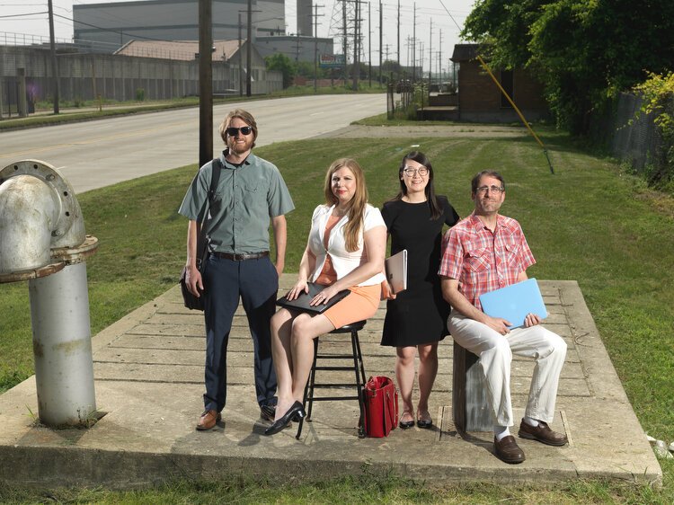 The Weather Worry Wonder team, who found dangerous pollution on the Westside.