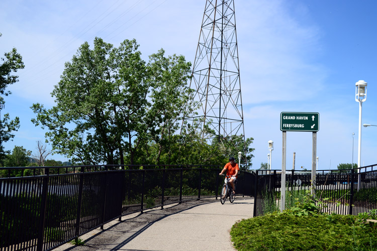 Existing bike trails are part of the U.S. Bike Route.