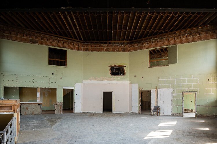 An interior shot of the main room during the demolition stage. (File photo: 2020)