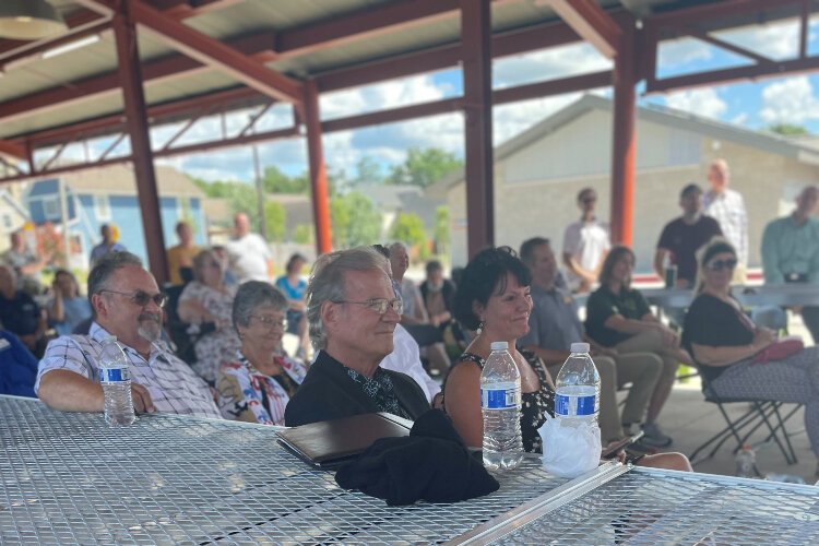 Attendees of the 2022 ADA Celebration gather to watch the awards ceremony.