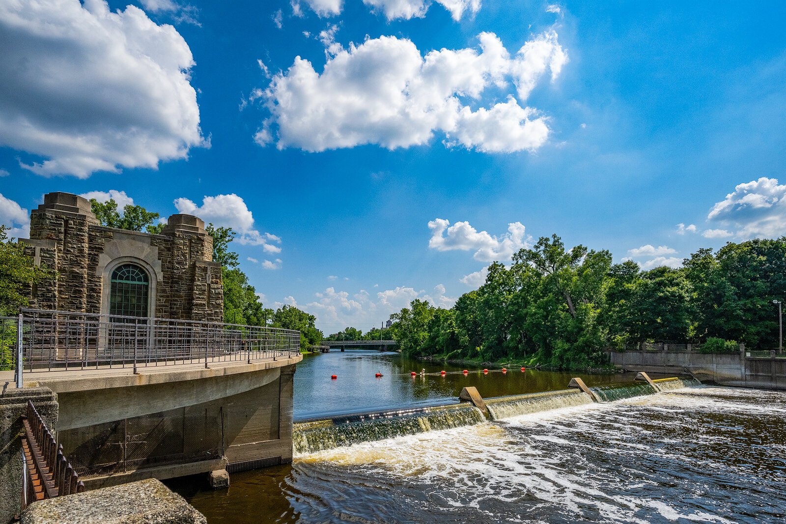 Brenke Fish Ladder, Lansing River Trail. Photo by Doug Coombe.