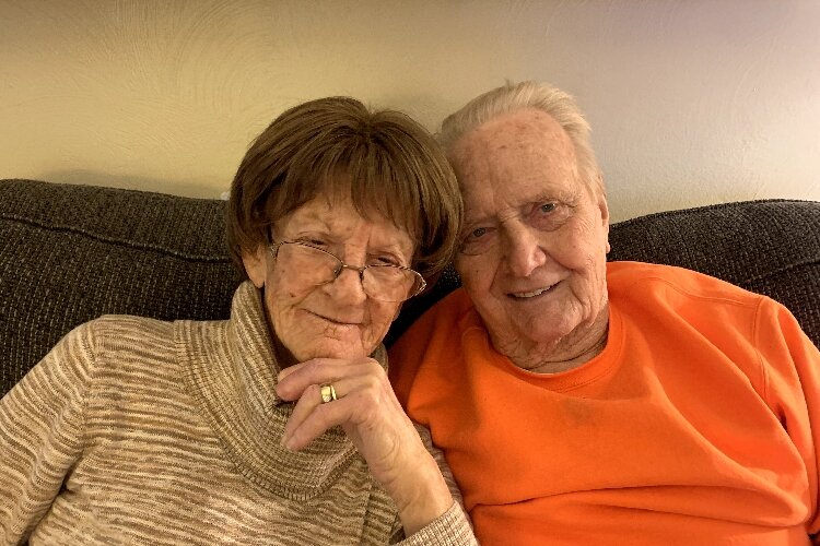 Harold Brown, 92, and Darlene Brown, 87, have received their COVID vaccines at home.