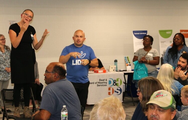 Deaf and Hard of Hearing Services hosted an event to celebrate Deaf Awareness Month on Sept. 28. (D&HHS)