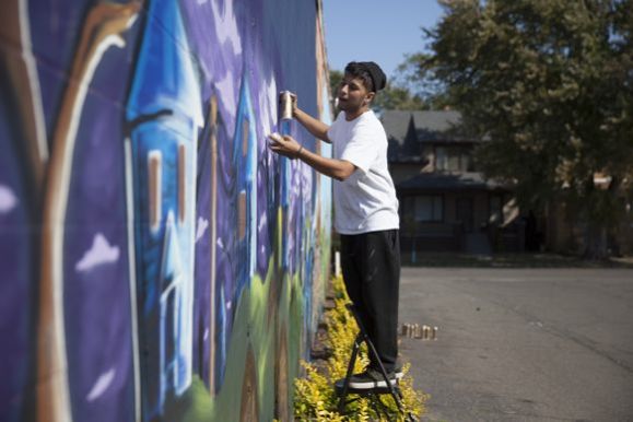 Mural for The Alley Project