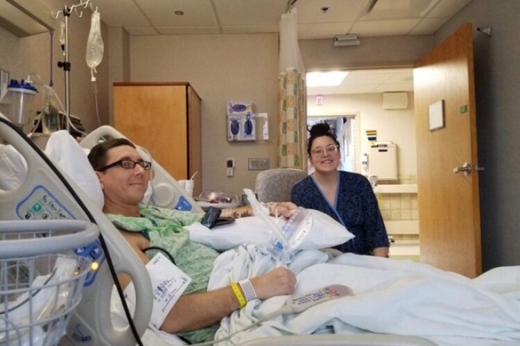 Emily Polet-Monterosso didn't know Ryan Stanford before she donated her kidney to him, because of a viral post on Facebook.