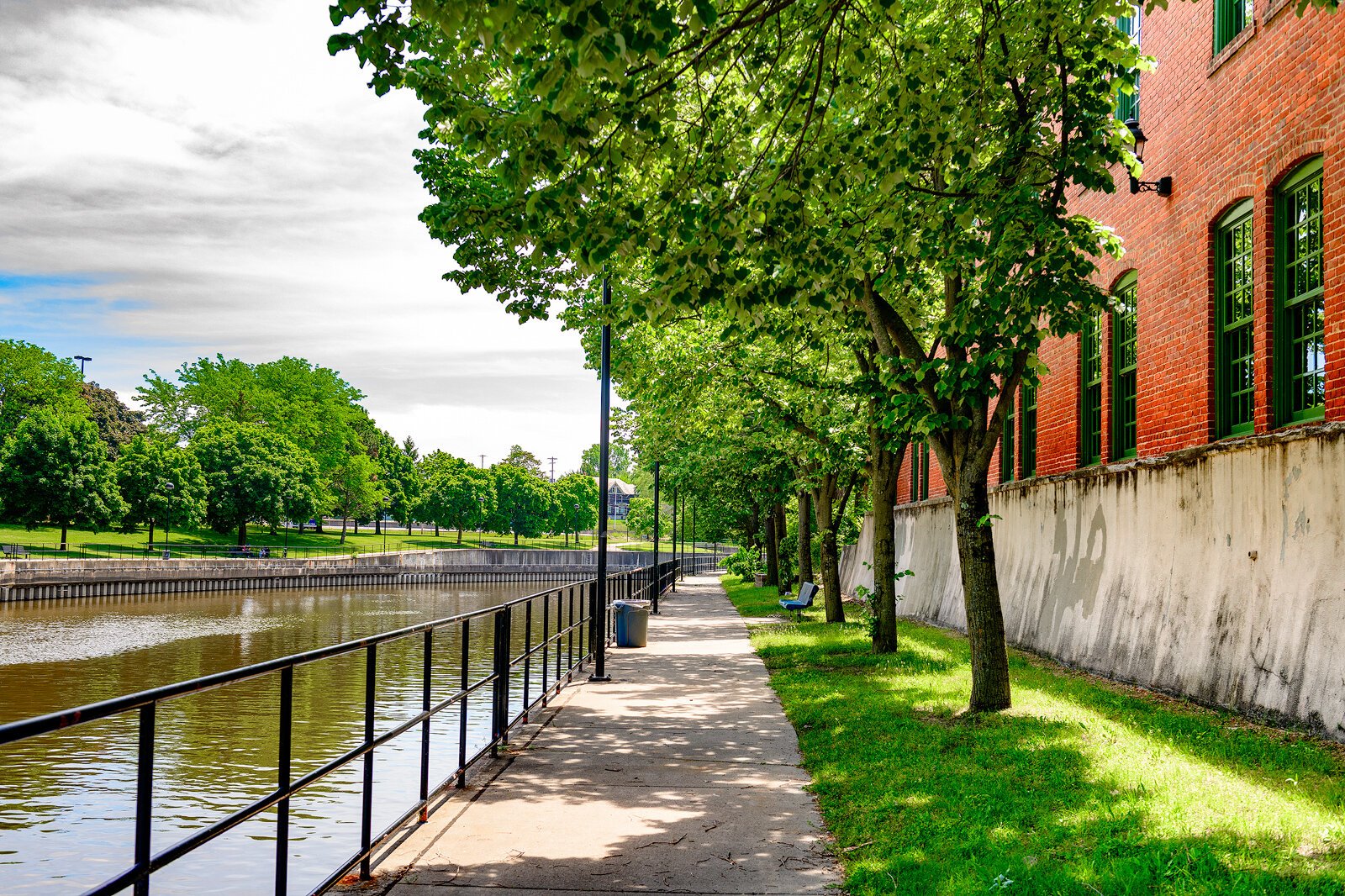 Flint River Trail in Downtown Flint