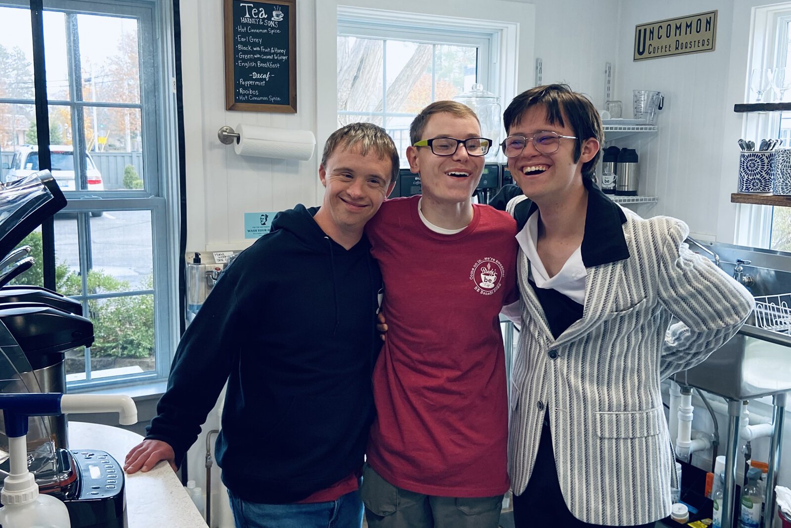 Employees at Brody's Be Cafe in Ada, which employs people living with disabilities.