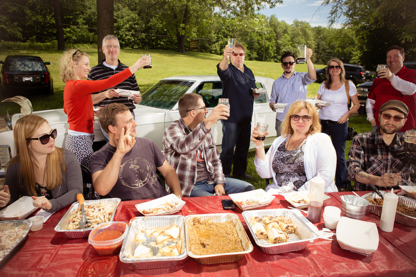 The crew of Roadbelly eat, write, and shoot wherever food takes them.