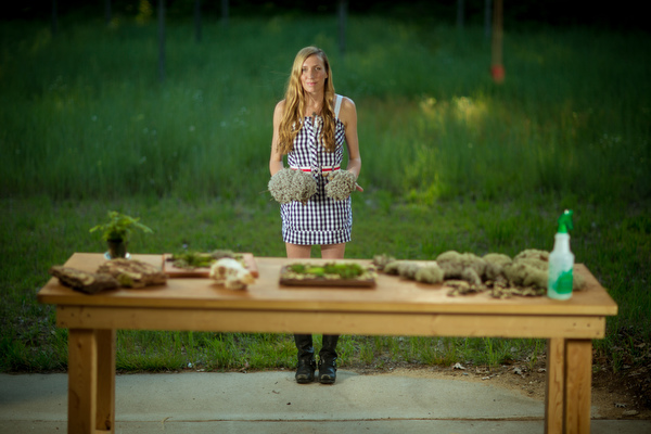 Ashley in her studio.