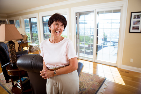 Beverly Zell in her Holland home.