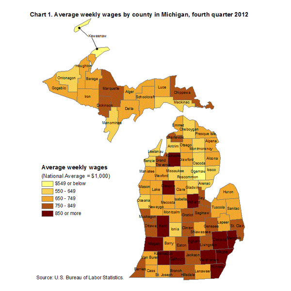 Earnings by county might surprise you.