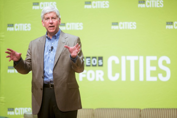 Rick Snyder, governor of Michigan.