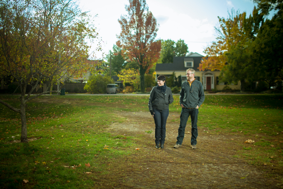 Gwen O'Brien and Steve Faber.