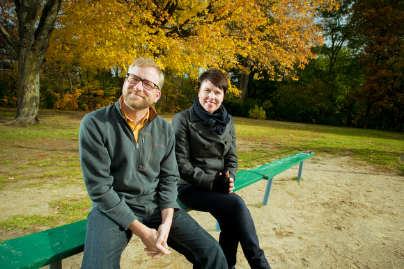 Gwen O'Brien and Steve Faber.