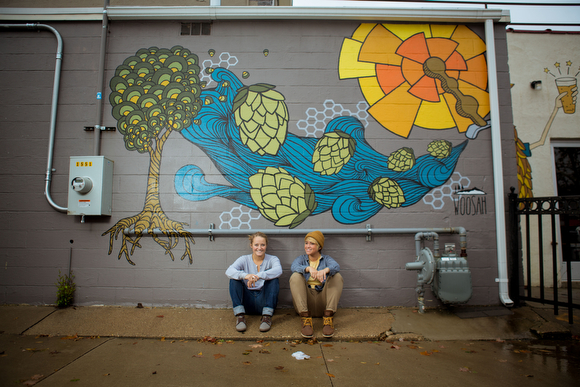 Brooke Ruble, left, and Erica Lang.