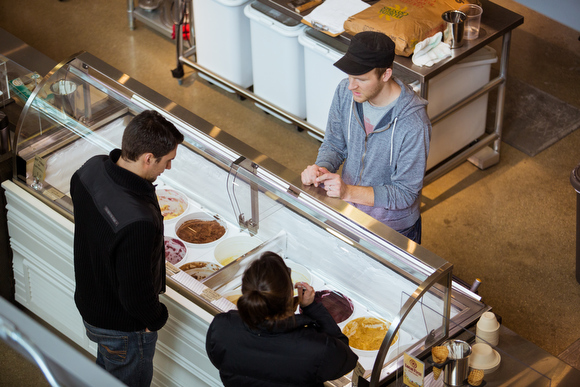 Chris McKellar, owner of Love's Ice Cream.